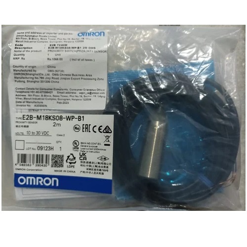 E2B-M18KS08-WP-B1 product reference image; not current-stock, current-lot, original-supply, lead-time or warranty proof
