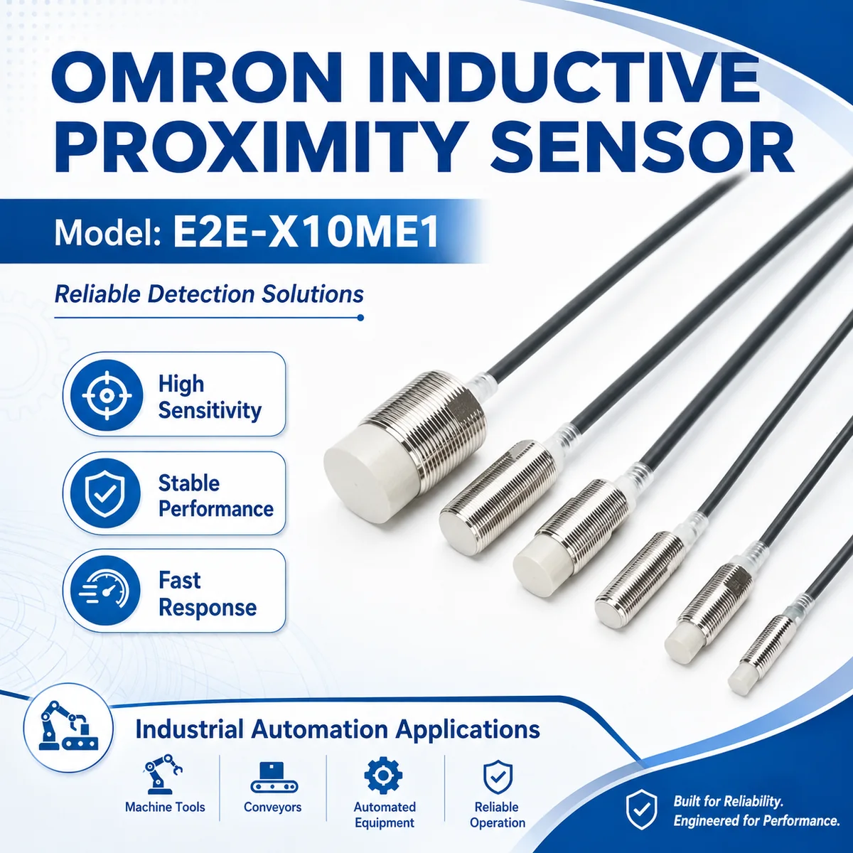 Omron E2E family marketing reference naming E2E-X10ME1, not current-stock or lot proof
