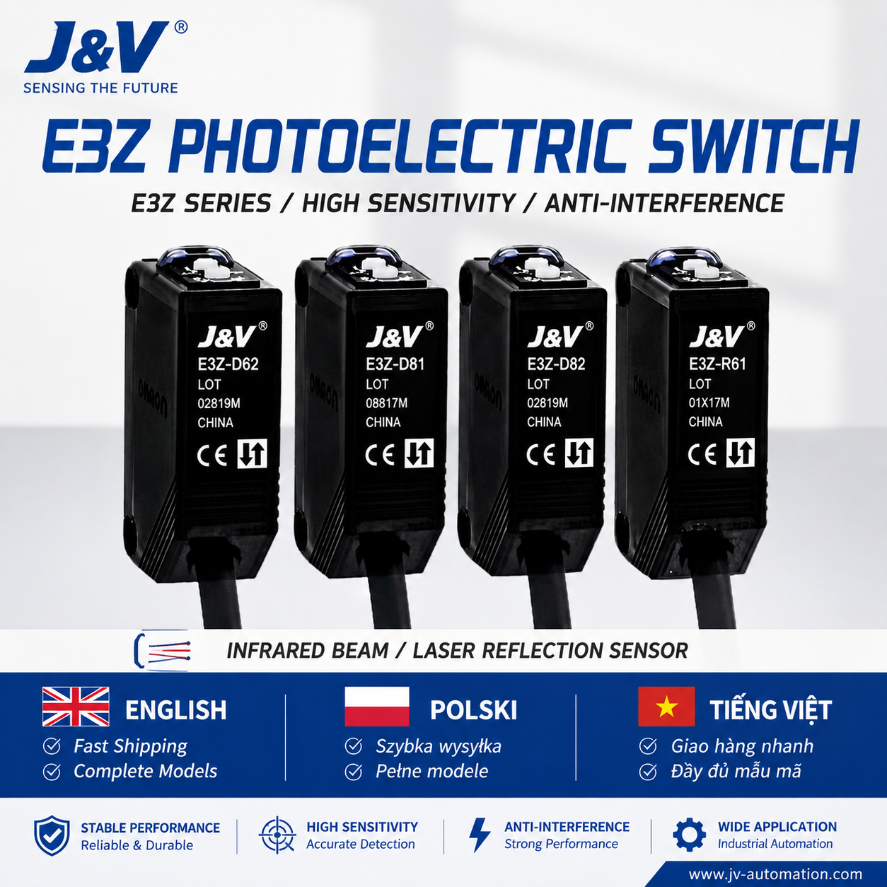 Omron E3Z-D61 replacement product banner