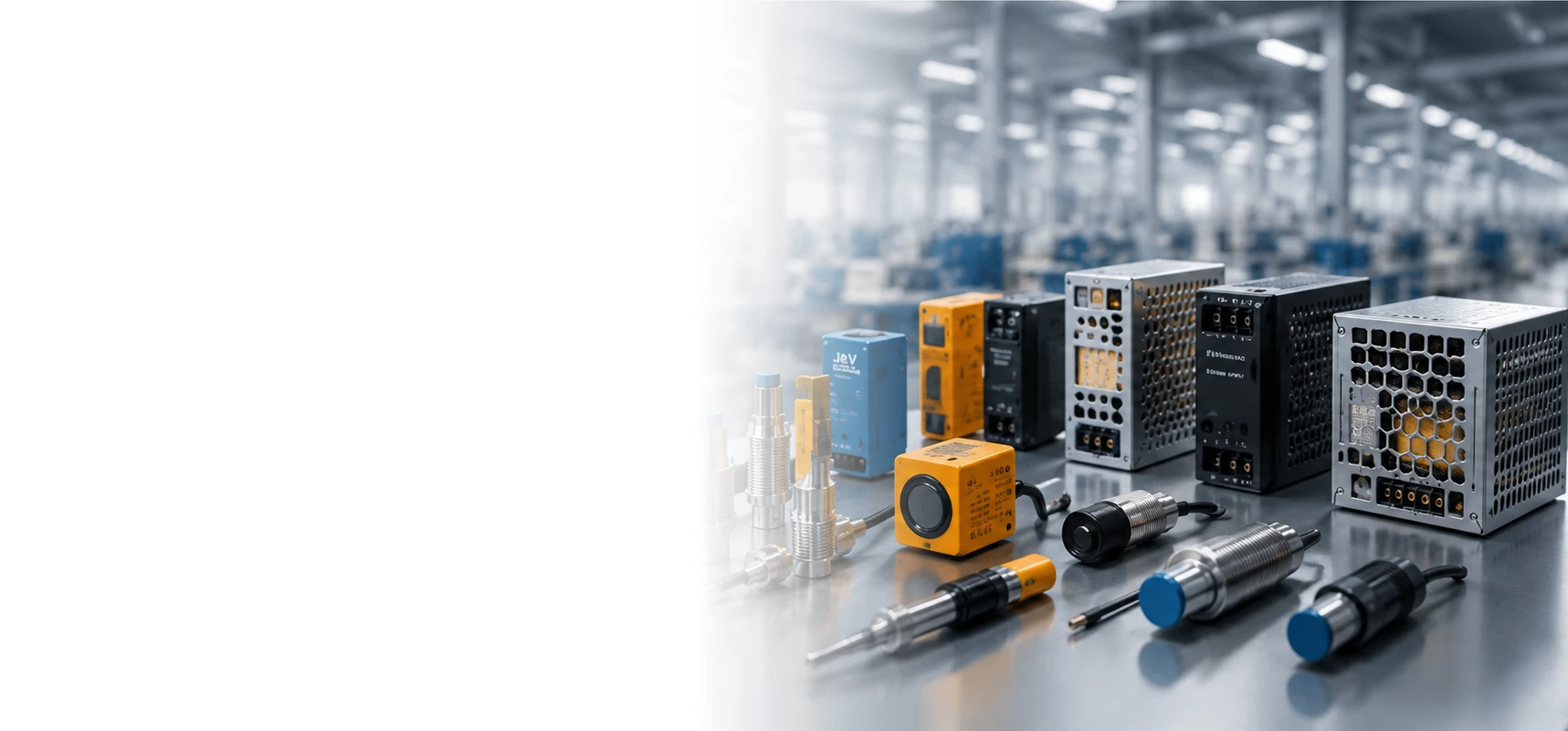 J&V Automation industrial sensors and switching power supplies